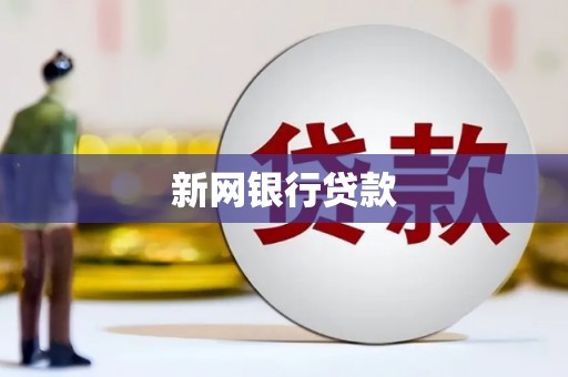 安庆新网银行贷款