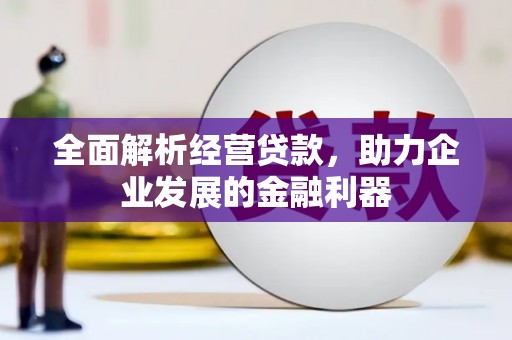 安庆全面解析经营贷款，助力企业发展的金融利器