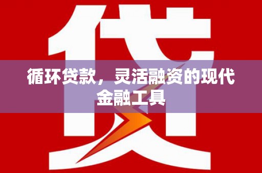 安庆循环贷款，灵活融资的现代金融工具