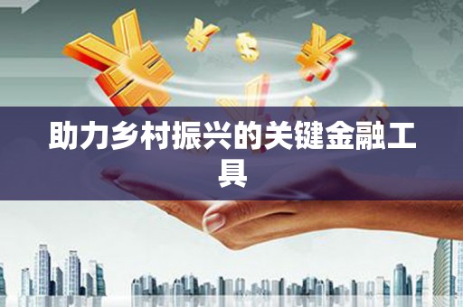 安庆助力乡村振兴的关键金融工具