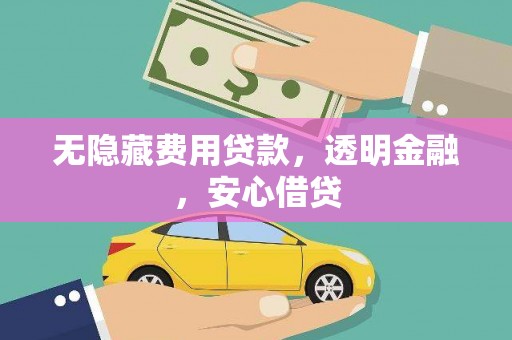 安庆无隐藏费用贷款，透明金融，安心借贷