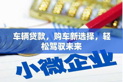 安庆车辆贷款，购车新选择，轻松驾驭未来