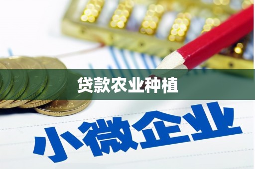 安庆贷款农业种植