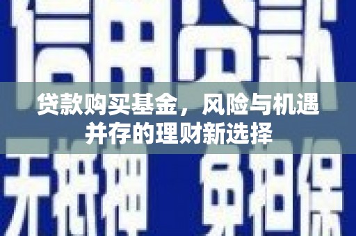 安庆贷款购买基金，风险与机遇并存的理财新选择