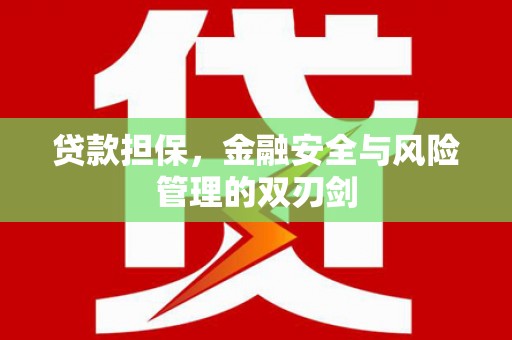 安庆贷款担保，金融安全与风险管理的双刃剑