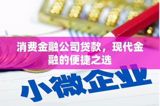 安庆消费金融公司贷款，现代金融的便捷之选