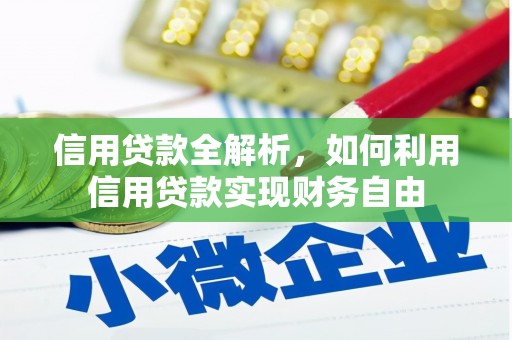 安庆信用贷款全解析，如何利用信用贷款实现财务自由