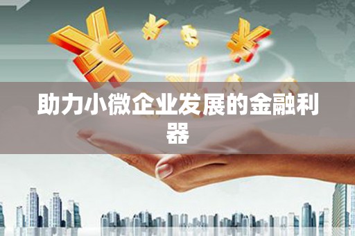 安庆助力小微企业发展的金融利器